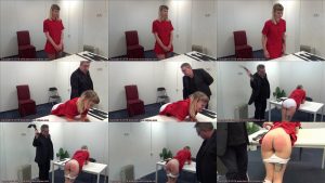Special language lesson with his Tawse, Strap and heay Paddle - Spanking M/F – Language Lesson – Prisoner Julie