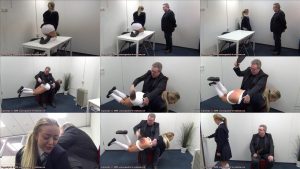 The Headmaster concerned punish Leandra – Hard and Painful 