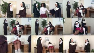 The nuns cane the bratty schoolgirl Dani Hunt  - SpankingSororityGirls – Episode 10: Two Nuns Spank and Cane Dani Hunt